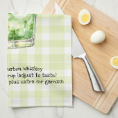 Linge De Cuisine Buffalo Check Mint Julep Bar | (Quart Plié)