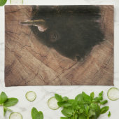 Linge De Cuisine Buffalo de bison de bois (Plié)