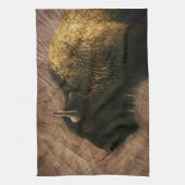 Linge De Cuisine Buffalo de bison de bois (Vertical)