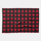 Linge De Cuisine Buffalo rouge abattu (Horizontal)