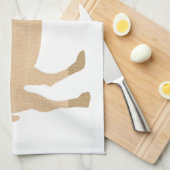 Linge De Cuisine Buffle dans une plaine (Quart Plié)