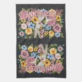 Linge De Cuisine BUGS BUNNY™ Broderie Florale Graphique (Vertical)