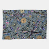 Linge De Cuisine Bugs de Doodle sur le gris de latte (Horizontal)