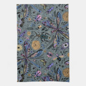 Linge De Cuisine Bugs de Doodle sur le gris de latte (Vertical)