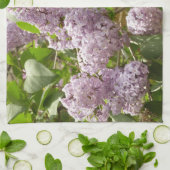 Linge De Cuisine Buisson de lilas Fleurs violettes printanières mag (Plié)