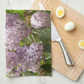 Linge De Cuisine Buisson de lilas Fleurs violettes printanières mag (Quart Plié)