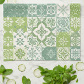 Linge De Cuisine Buko Pandan Vert  (Plié)