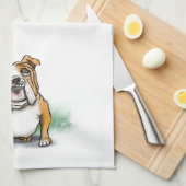 Linge De Cuisine Bulldog anglais (Quart Plié)