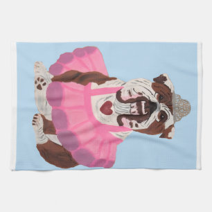 Linge De Cuisine Bulldog Ballerine