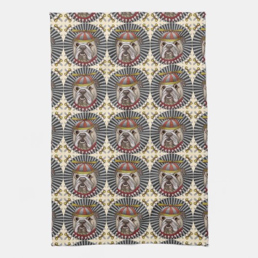 Linge De Cuisine Bulldog Beanie (Vertical)