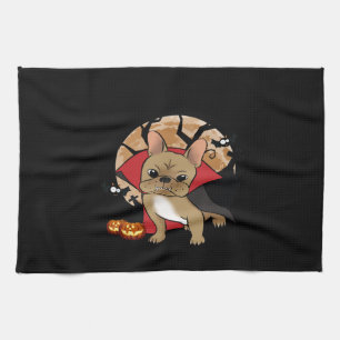 Linge De Cuisine Bulldog Kine Frenchie Witch