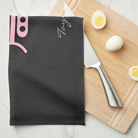 Linge De Cuisine Bulldozer rose clair (Quart Plié)