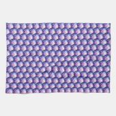 Linge De Cuisine Bulles aux teintes de pourpre (Horizontal)
