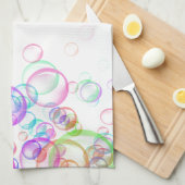 Linge De Cuisine Bulles de savon (Quart Plié)