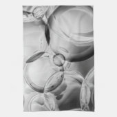 Linge De Cuisine Bulles noires (Vertical)