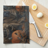 Linge De Cuisine Bullmastiff Halloween nuit chien délice (Quart Plié)