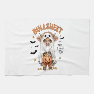 Linge De Cuisine Bullsheet Highland Cow Funny Ghost