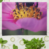 Linge De Cuisine Bumble Bee On Cosmos (Plié)