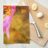 Linge De Cuisine Bumble Bee On Rose Cosmos Flower Abstrait (Quart Plié)