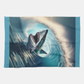 Linge De Cuisine Bump et Bite de requin (Horizontal)