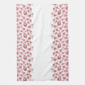 Linge De Cuisine Bunches de fleurs roses (Vertical)