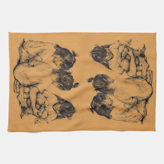 Linge De Cuisine Bunnies Plage (Horizontal)