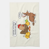 Linge De Cuisine Bunny fait chocolat poop drôle dessin animé (Vertical)