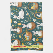 Linge De Cuisine Bunny Pâques Collection moderne (Vertical)