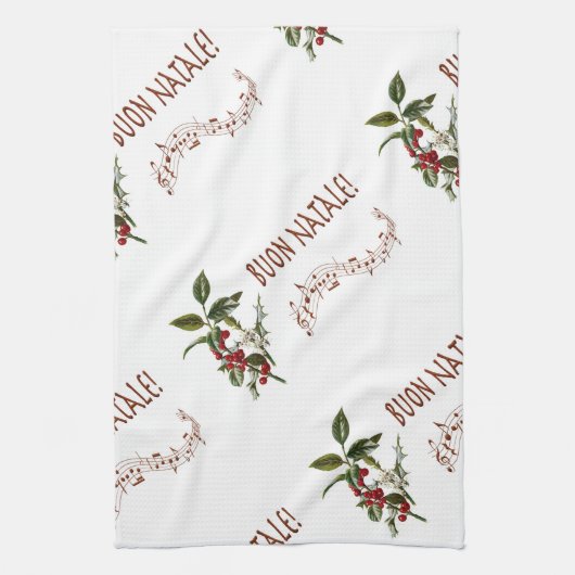 Linge De Cuisine Buon Natale (Vertical)