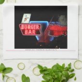 Linge De Cuisine Burger Bar Bristol Virginie (Plié)