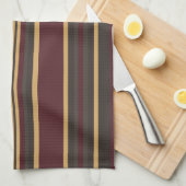 Linge De Cuisine Burgundy Gold (Quart Plié)