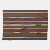 Linge De Cuisine Burgundy Gold (Horizontal)