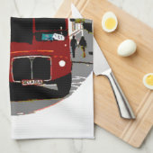 Linge De Cuisine Bus Rouge de Londres (Quart Plié)