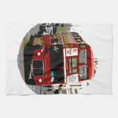 Linge De Cuisine Bus Rouge de Londres (Horizontal)