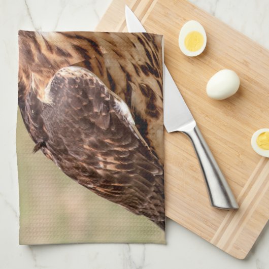 Linge De Cuisine Buse à queue rouge dans la vallée de l'Hudson (Quart Plié)