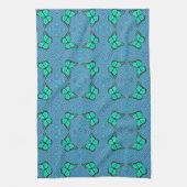 LINGE DE CUISINE BUTTERFLY BLEU (Vertical)