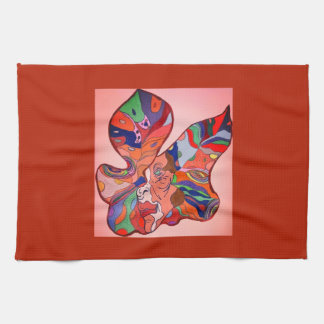 Linge De Cuisine Butterfly Leaf Portrait Kitchen Towel