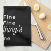 Linge De Cuisine Ça va. (Quart Plié)