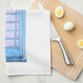 Linge De Cuisine - Cabine de téléphone britannique - thé-serviette (Quart Plié)