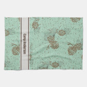 Linge De Cuisine Cabine Pinecones (Horizontal)