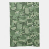 Linge De Cuisine cacahuètes | Camouflage Snoopy & Woodstock (Vertical)