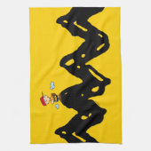 Linge De Cuisine cacahuètes | Charlie Baseball Brown (Vertical)