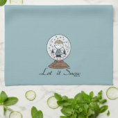 Linge De Cuisine cacahuètes | Charlie Brown Snow Globe (Plié)