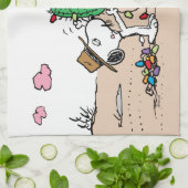 Linge De Cuisine cacahuètes | Décorations Spike pour Noël (Plié)