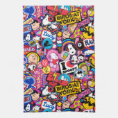 Linge De Cuisine cacahuètes | Motif de patchs Mixtape (Vertical)