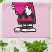 Linge De Cuisine cacahuètes | Saint Valentin | Heart Charlie Brown (Plié)