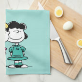 Linge De Cuisine cacahuètes | Saint Valentin | Lucy & Schroeder Kis (Quart Plié)