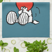 Linge De Cuisine cacahuètes | Saint Valentin | Snoopy Heart Hug (Plié)