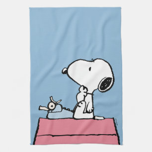 Linge De Cuisine cacahuètes Snoopy à la machine à écrire