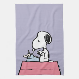 Linge De Cuisine cacahuètes Snoopy à la machine à écrire